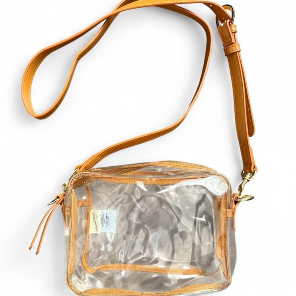 UNIVERSAL THREAD clear game day bag.Long crossbody removable & adjustable strap